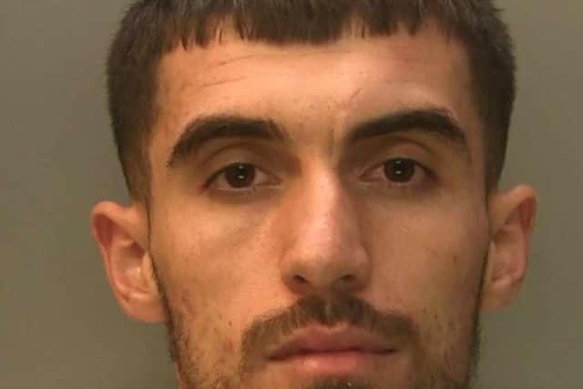 Asllan Hasbajrami was driving a vehicle without a valid licence or insurance in Preston Road. Picture: Sussex Police