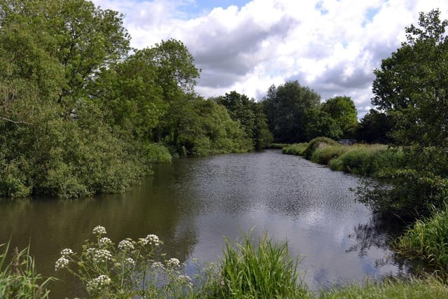 Barcombe Mills is alongside the River Ouse and is a is a popular fishing spot.