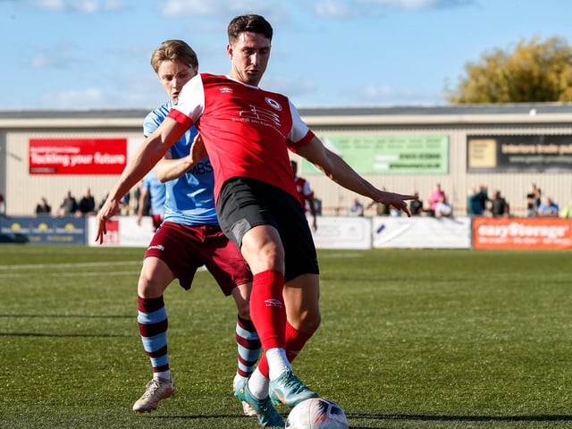 Action from Eastbourne Borough v Weymouth in the National League South:Eastbourne Borough v Weymouth