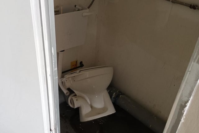 Toilets vandalised