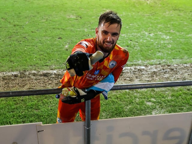 Action from Eastbourne Borough's 2-2 draw at Torquay United in National League South