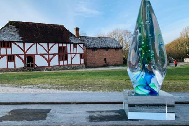 The Weald & Downland Living Museum in Chichester has been awarded gold at the Beautiful South Tourism Awards in the Dog Friendly Business of the Year category.