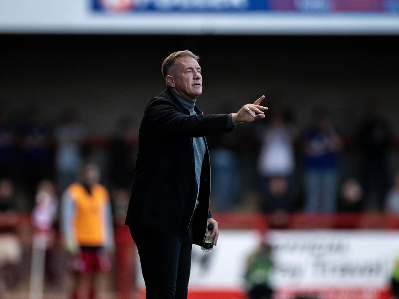 Action and crowd pictures from Crawley Town's 2-1 win over MK Dons at the Broadfield Stadium.