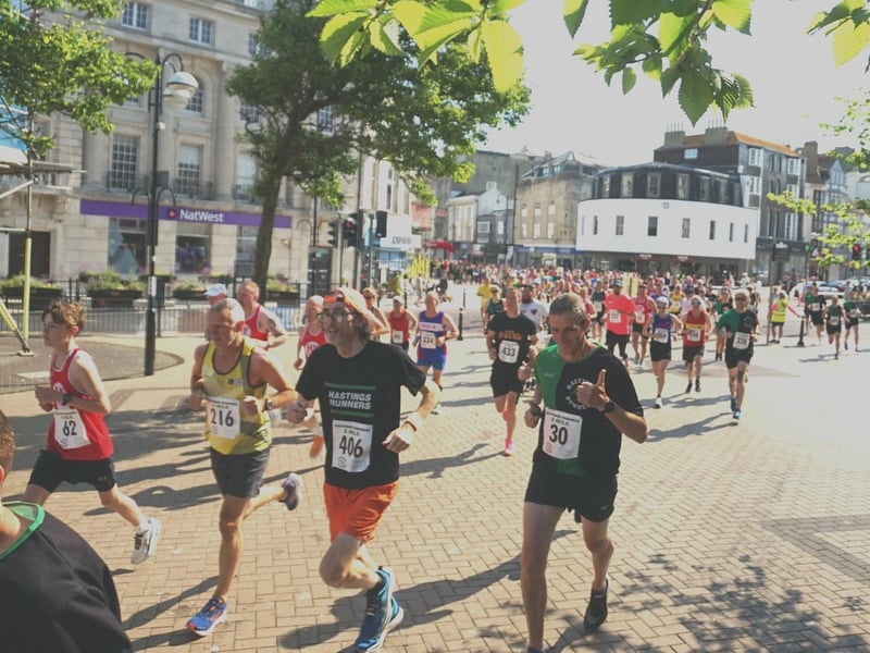 Images from the Hastings 5-mile Keith Chandler Memorial Road Race