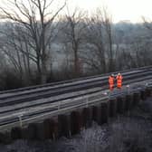 Passengers are being reminded to check before they travel tomorrow as the line between Hurst Green and East Grinstead is set to reopen tomorrow [Tuesday, January 24] morning. Picture courtesy of Southern