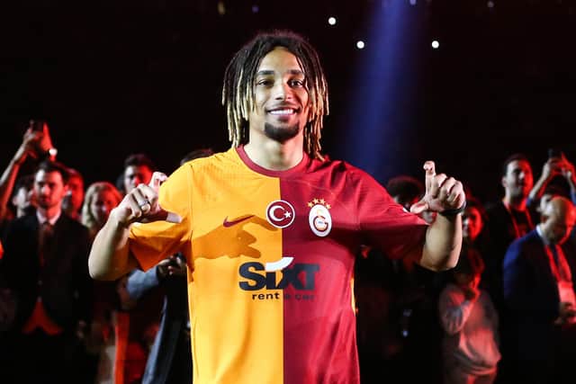 Brighton & Hove Albion have reportedly outbid Arsenal in the race to sign Galatasaray defender Sacha Boey, according to Turkish journalist Nevzat Dindar. Picture by Ahmad Mora/Getty Images