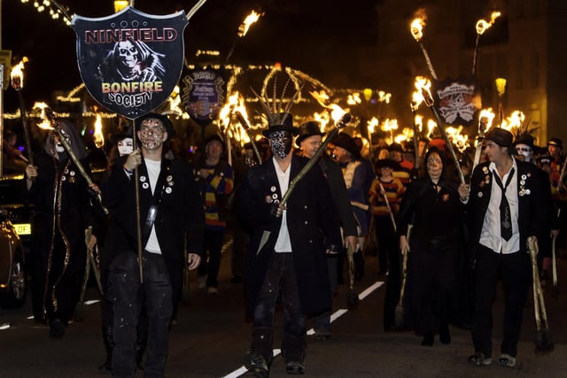 Eastbourne Bonfire Society parade 2013