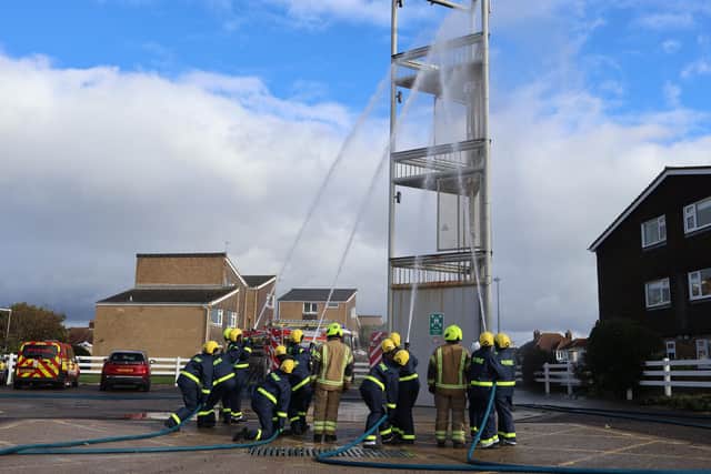 Students taking part in the IGNITE course. Photo: WSFRS