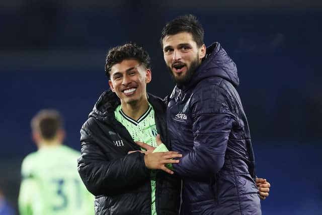 Brighton's Jeremy Sarmiento is on loan at West Brom