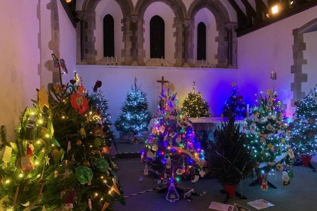 The Christmas Tree Festival at St Mary’s Church, East Preston