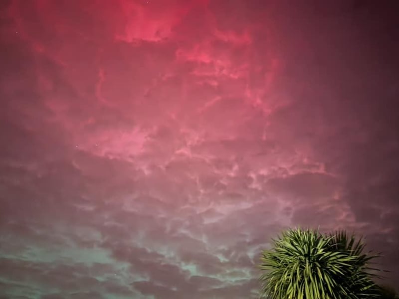 The Northern Lights captured in Horsham District