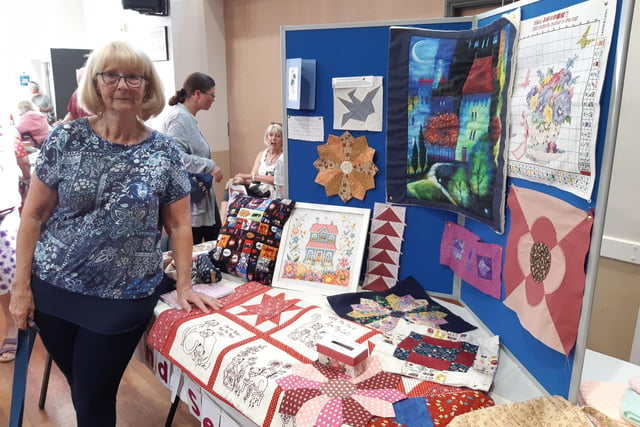 Lynda Christmas, who runs the Quilting & Patchwork & Sewing group