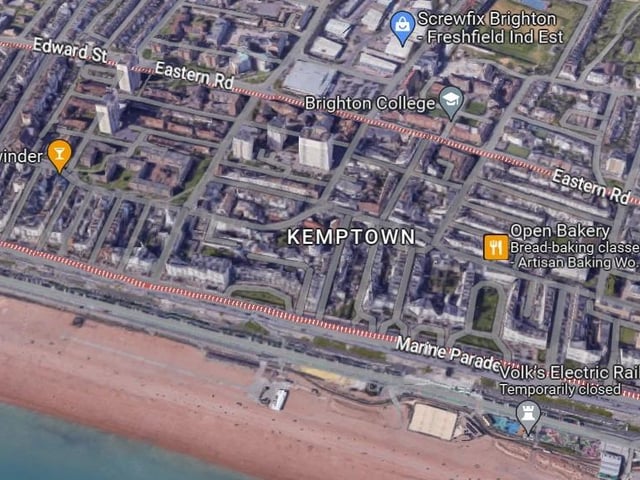 In Kemptown, homes sold for an average of £372,750 in 2022.