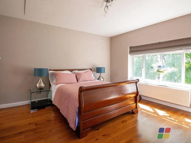 The home has four bedrooms