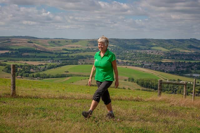 Kate Drake enjoys a walk in the South Downs National Park