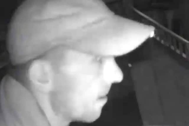 Sussex Police would like to speak a man (pictured above) in connection with a break-in at Royals Fish and Chips in Central Avenue, Bognor Regis. Picture courtesy of Sussex Police