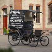 Benz combination delivery vehicle to celebrate 130 years of Mercedes-Benz commercial vehicles on Britain’s roads. Picture courtesy of RM Sotheby’s London to Brighton Veteran Car Run