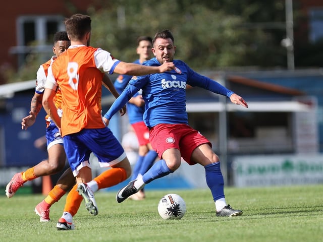 Action from Worthing's visit to Braintree in National League South