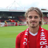 Crawley Town have announced the signing of midfielder Ronan Darcy from Swindon Town for an undisclosed fee. Picture courtesy of Crawley Town FC