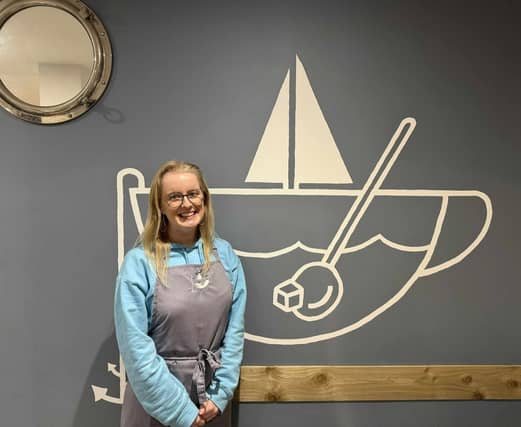 Teas and Seas café in Rustington has just turned two. It is run by Jemma Hayward.