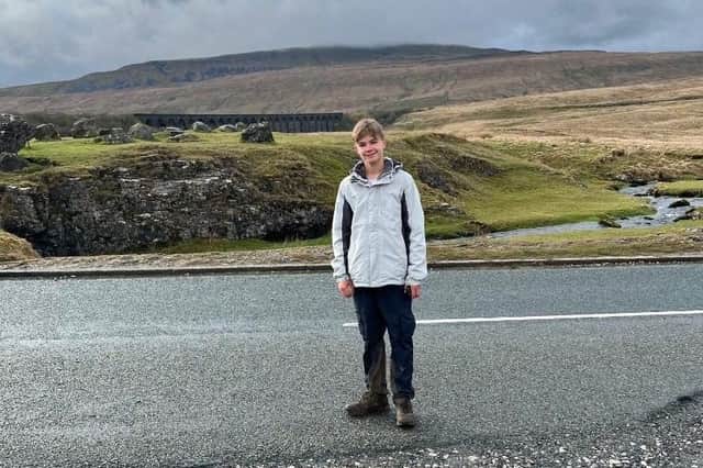 Highfield and Brookham Schools pupil Arran MacDonald raised £1,048 by completing the Yorkshire Three Peaks Challenge