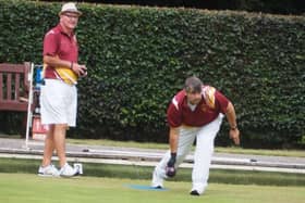 Action from Downsman Bowls Club