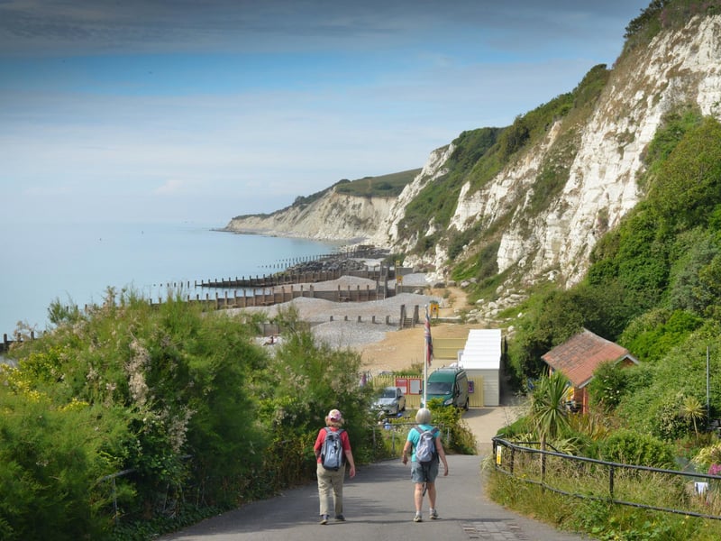 File photo: Eastbourne seafront 17/6/20
Holywell cliff