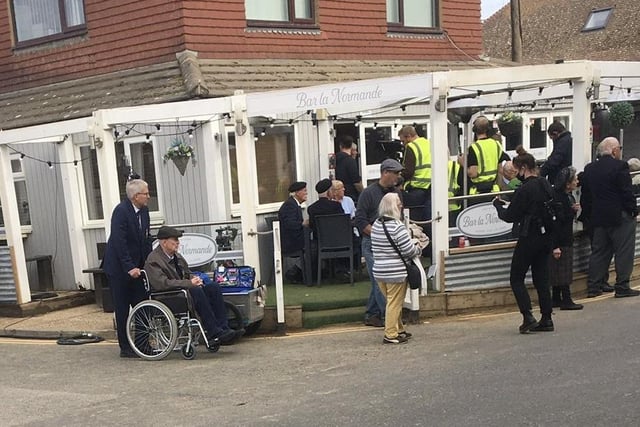 Actor Michael Caine was spotted in Camber Sands this week as part of filming for his latest movie, The Great Escaper. Picture by Lynney Hurring