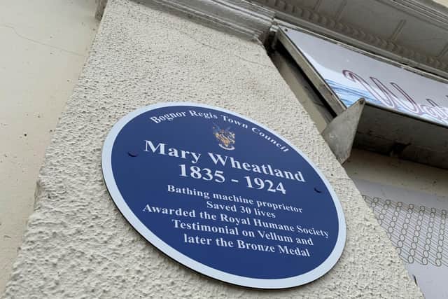 Mary Wheatland Blue Plaque