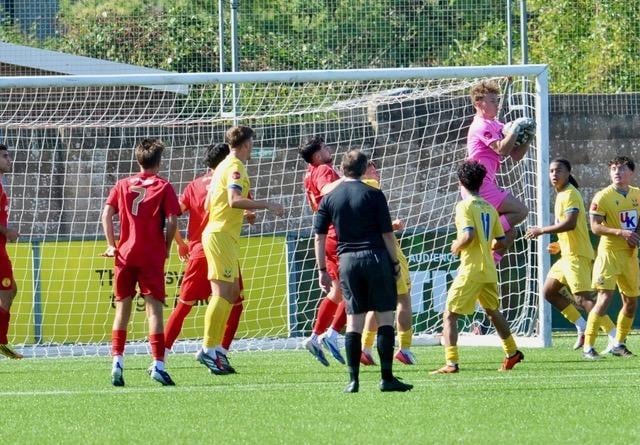 Lancing beat Newhaven 3-1 at Culver Road. Photographer Stephen Goodger caught the action