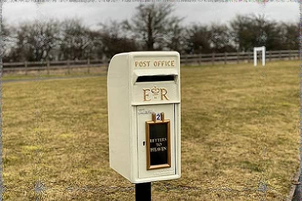 Letters to Heaven post box at Arun Crematorium. Picture: Arun Crematorium