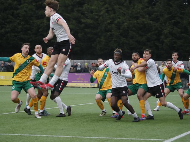 Promotion-chasing Horsham FC were held to a 1-1 draw at home by visiting Chatham Town