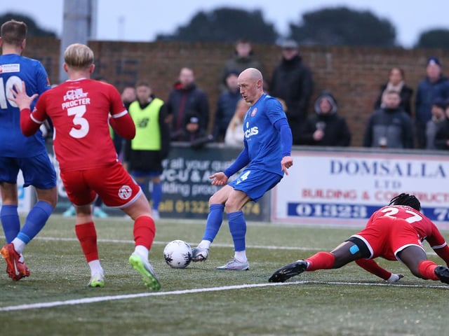 Worthing begin 2024 with a 4-0 win at Eastbourne Borough