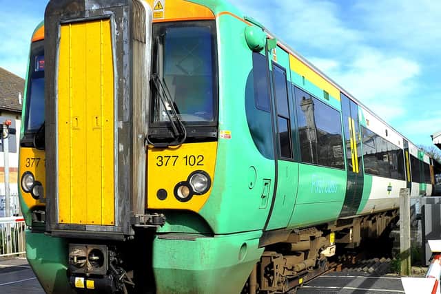 Southern said trains running through stations between Epsom and Horsham may be delayed this afternoon
