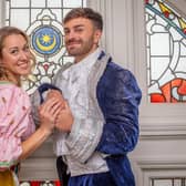 Cinderella - Michelle Antrobus and Prince Charming, Grant Urquhart at Queens Hotel, Southsea, Portsmouth on Tuesday 4th October 2022
Picture: Habibur Rahman