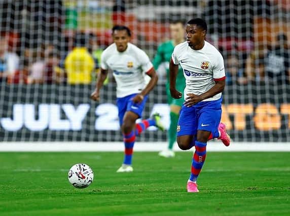 Barcelona's Ansu Fati joined Brighton on loan and could make his debut at Manchester United this weekend