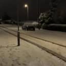 The snow in Selmeston Road, Eastbourne