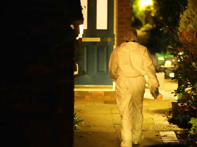 Police were seen in Mill Road, Worthing, on Sunday, April 2, at about 10pm