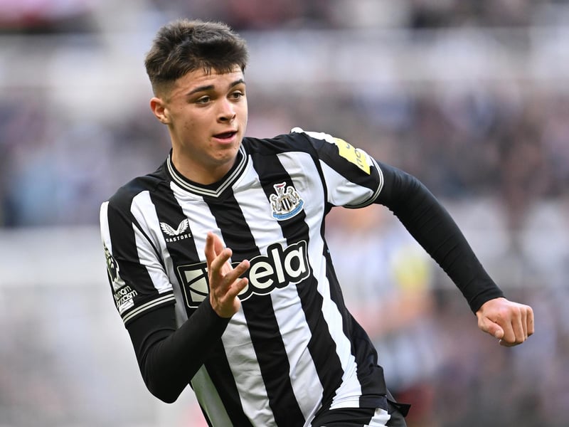 Lewis Miley has broken a number or records at Newcastle United. The midfielder made his Premier League debut on May 28, 2023, coming on as a second half substitute against Chelsea. This made Miley the Magpies' youngest ever Premier League player. The England under-19 international made his UEFA Champions League debut on November 7, 2023, coming off the bench in a 2-0 defeat against Borussia Dortmund, becoming the youngest Newcastle player to feature in European competitions, aged 17 years and 191 days. Eighteen days later, at the age of 17 years and 208 days, he became the youngest ever Newcastle player to assist a Premier League goal in the 4-1 win over Chelsea. On December 13, during the final UEFA Champions League group stage matchday against AC Milan, Miley made history by becoming the youngest player in the tournament's history to provide an assist for an English club at the age of 17 years and 226 days. Three days later, he scored his first goal for Newcastle in a 3-0 win over Fulham, in which he became the youngest player to score in the Premier League since Federico Macheda in 2009, and the youngest ever player to score for the Magpies in that competition.