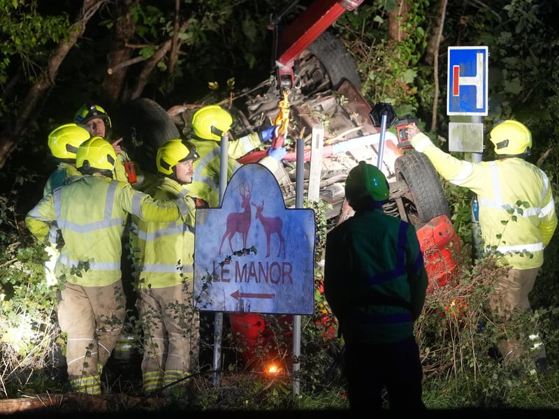 Firefighters rush to collision on A24 in West Sussex