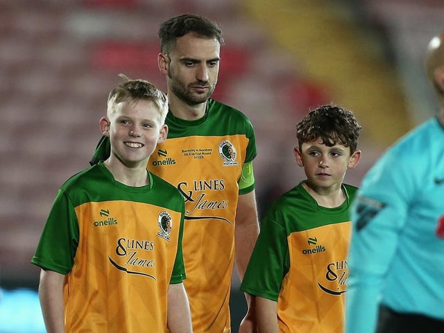 The best of the action from the pitch and the stands from Horsham's 3-3 draw at Barnsley in the FA Cup first round