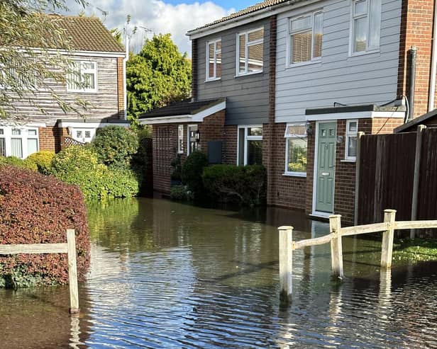 Flooding in Arun District, supplied by Cllr Martin Lury