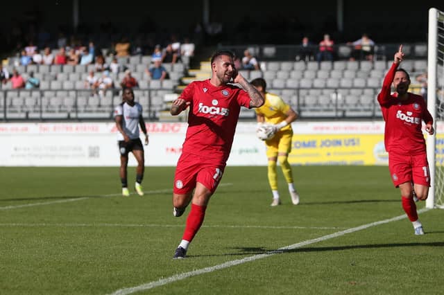 Action from Worthing's win at Dover in National League South