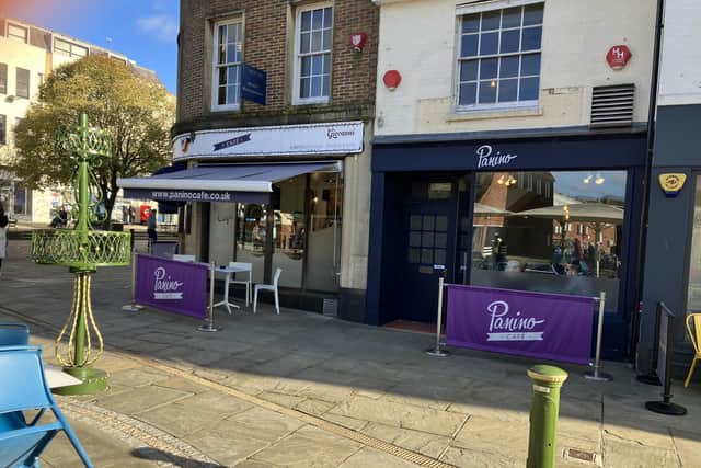 Panino cafe in Horsham's Carfax has expanded its premises