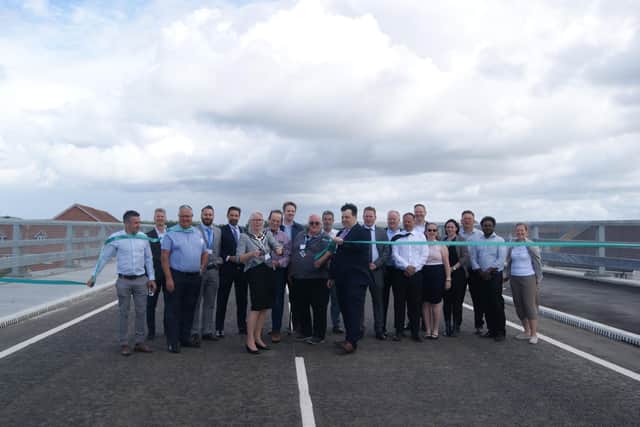 Ribbon-cutting ceremony for the Lyminster bypass south
