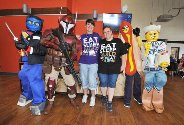 Hastings Brick Fair 2024 hosted by Brickz n Bitz at The Hastings Centre on August 17.
Kristel Murphy and Lindsey McKeon, owners of Brickz n Bitz, pictured with some of their friends.