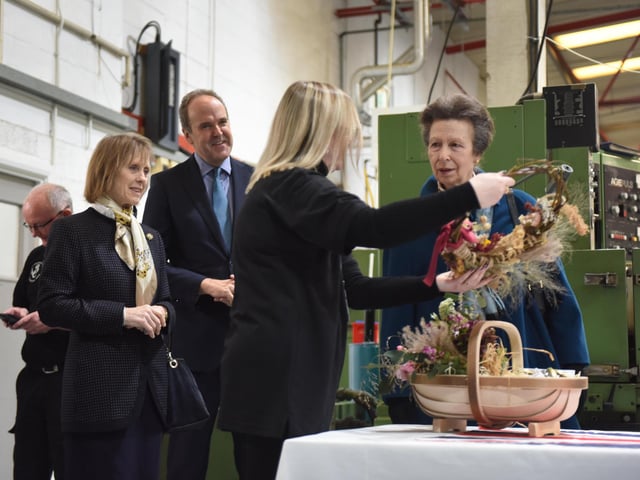 The Princess Royal visits Focus SB in St Leonards on November 22 2023.