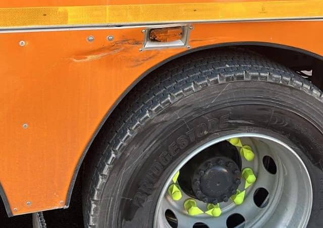 National Highways said five of its gritters were struck by other vehicles last year
