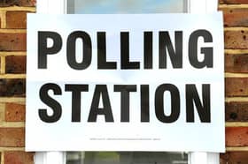 Polling station. Pic Hollie Robards