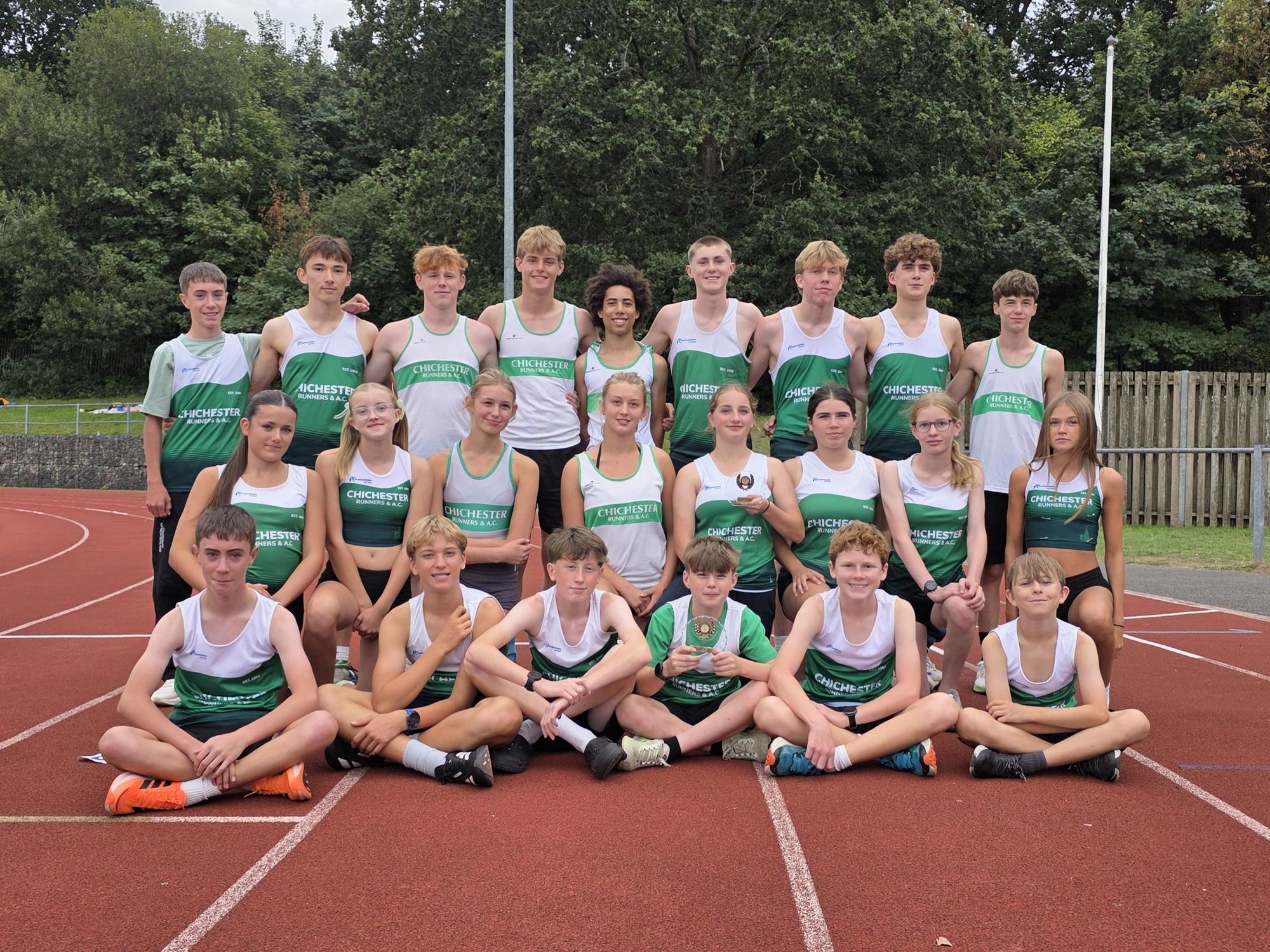 Chichester under-16s and under-14s finish track and field campaign with a ...
